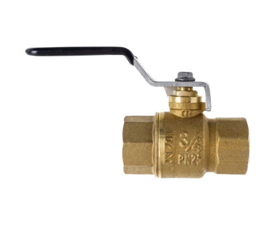 Шаровой полнопроходной кран для трубопровода Зубр 3/4 4-51320-L-3/4 