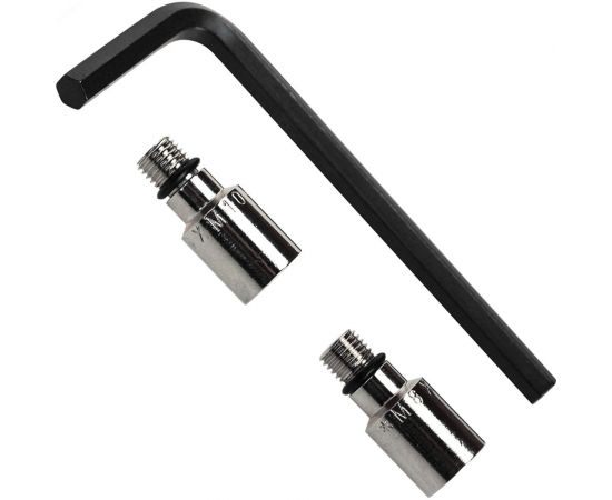 Набор переходников для гибкой подводки смесителя MPF М8-М10, 2 шт + шестигранный ключ ИС.101084 