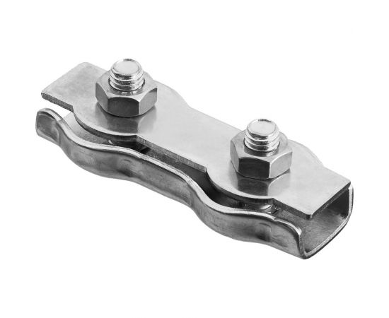 Двойной зажим для стальных канатов BEFAST duplex, цинк, 3 мм, 20 шт. DU320S 