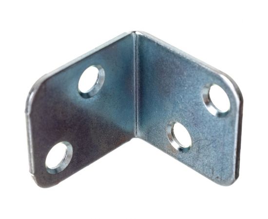 Мебельный уголок СКОБЯНОЙ 28х28 мм, цинк, 4 шт. 008956 – изображение 2