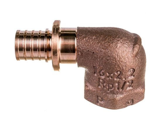 Угольник-переходник Rehau В 16 1/2 бронза RX+ 14563531001 – изображение 2