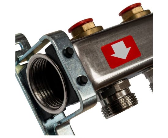 Коллектор из нержавеющей стали без расходомеров STOUT 3 выхода SMS 0922 000003 – изображение 2