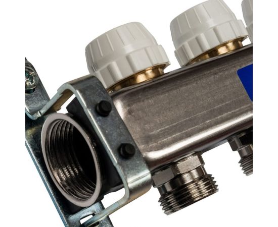 Коллектор из нержавеющей стали с расходомерами STOUT 12 выходов SMS 0917 000012 – изображение 3