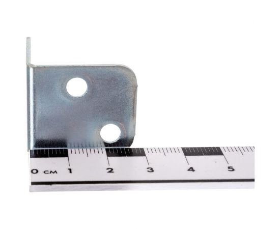 Мебельный уголок СКОБЯНОЙ 28х28 мм, цинк, 4 шт. 008956 – изображение 3