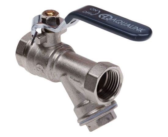 Шаровой кран AQUALINK вн-вн 1/2 Vs с фильтром ручка 1163 – изображение 4
