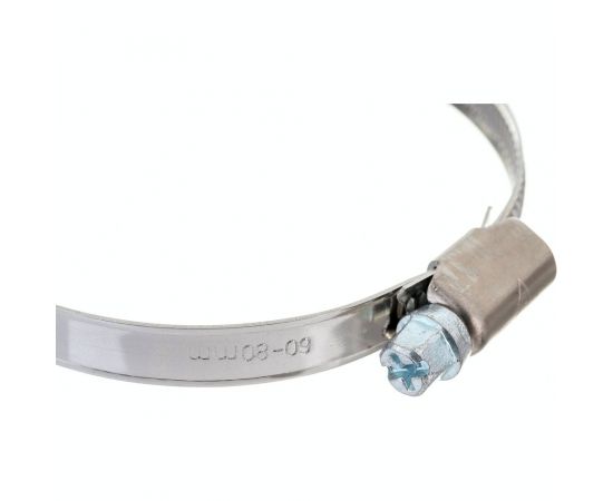 Обжимной хомут Госкреп 9 мм, из нерж. стали, 60-80 мм, 2 шт. 11-0013920 – изображение 4