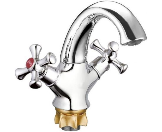 Смеситель для раковины умывальника G-lauf с коротким поворот изливом, хром QML1-A827 