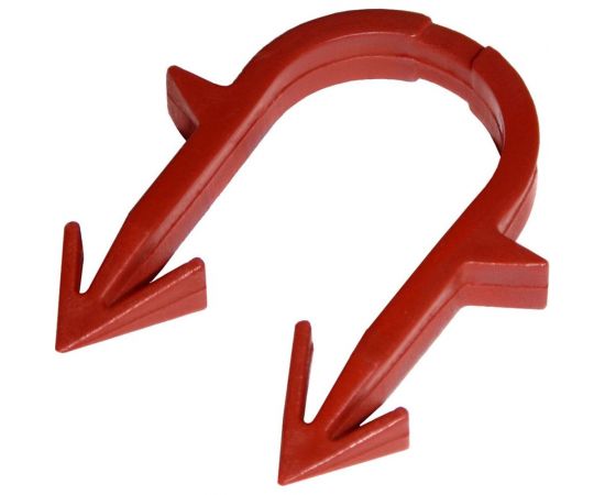 Якорная скоба для теплого пола СВК тип 2, красная, 16 мм, пакет 100 шт. SVK-TPS16100k 