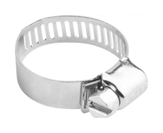 Оцинкованные хомуты Зубр ЭКСПЕРТ просечная лента 12 мм, 32-51 мм, 100 шт. 37805-032-51-100 