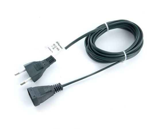 Сетевой шнур для гирлянд FERON 5м, 2х0,5мм2, зеленый, DM305 41661 