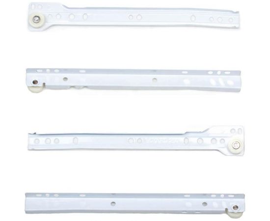 Роликовая направляющая Стройбат 400x1,1мм белый 2 шт 136810 