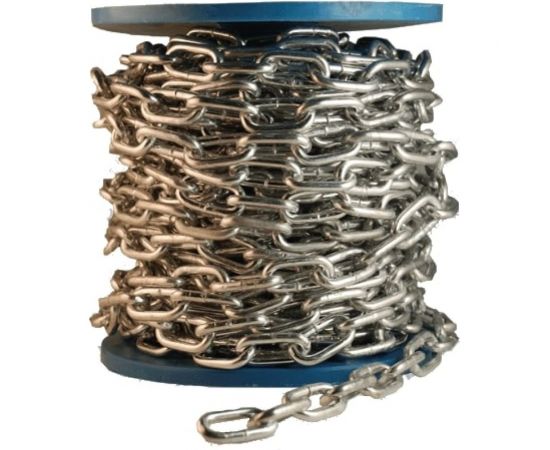 Сварная короткозвенная цепь Метизный двор 8 мм DIN 766, 20 м 4690441030528 