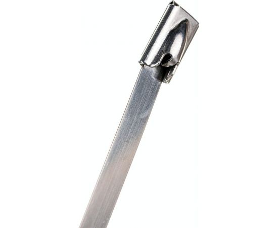 Стальной хомут стяжка REXANT 100x4,6 мм, 100 шт. 07-0118-100 – изображение 2