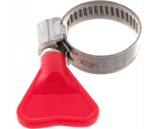 Хомуты Зубр ЭКСПЕРТ Бабочка из нержавеющей стали с накатной лентой НЛ-9, 16-25 мм, 200 шт 37835-16-25-200 – изображение 2