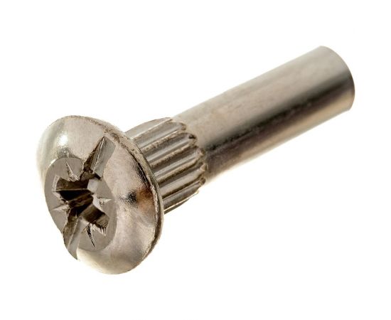 Мебельный винт-стяжка STARFIX М6x29 мм, никелированный, 10 шт. SMZ1-87264-10 – изображение 2