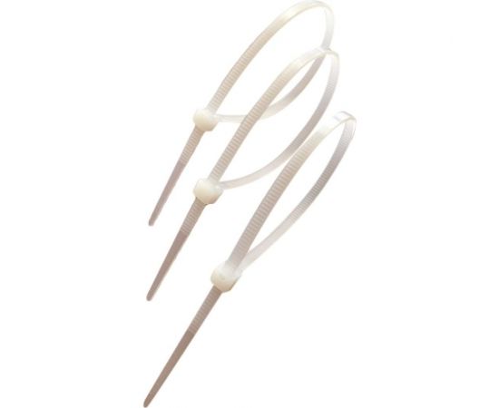 Хомут Netlink nylon 4x300 мм 100 шт белый морозостойкий УТ000004666 – изображение 2