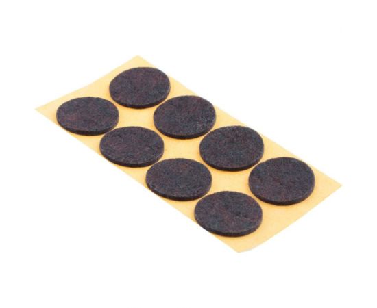 Самоклеящиеся фетровые пункты Tech-Krep D26 мм тёмный 8 шт. 109157 – изображение 2