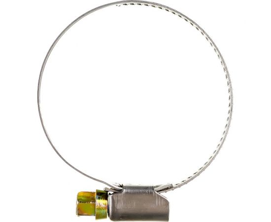 Червячный хомут РОССНА 32х50 мм нержавеющая сталь, винт, 5 шт. Р860719 DIY – изображение 2