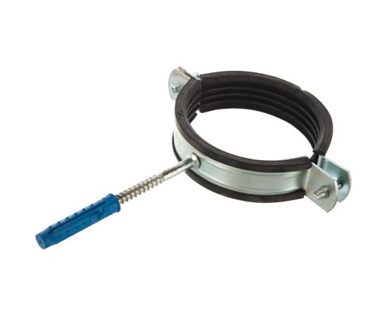 Трубный оцинкованный хомут Зубр с шурупом, 3 37854-83-95-1 – изображение 2