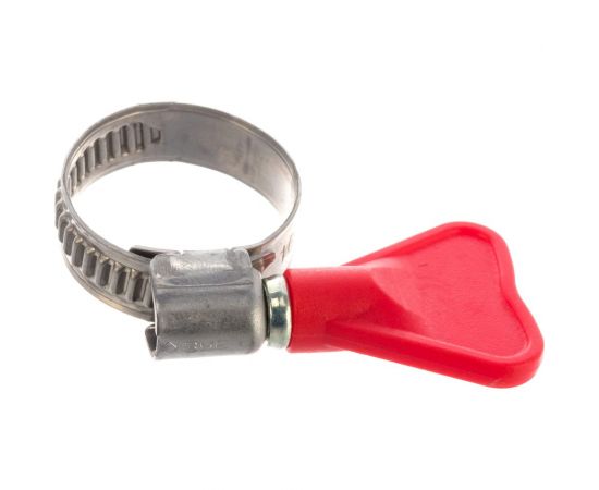 Хомуты Зубр ЭКСПЕРТ Бабочка из нержавеющей стали с накатной лентой НЛ-9, 16-25 мм, 200 шт 37835-16-25-200 – изображение 3