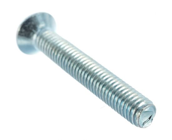 Оцинкованный винт с потайной головкой Стройбат DIN 965 М6x40 мм 40 шт. 2631166 106311 – изображение 3