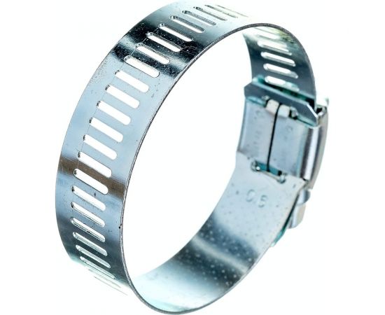 Хомуты Зубр ЭКСПЕРТ оцинкованные просечная лента 12мм 19-44мм 4шт 37805-019-44-4 – изображение 3