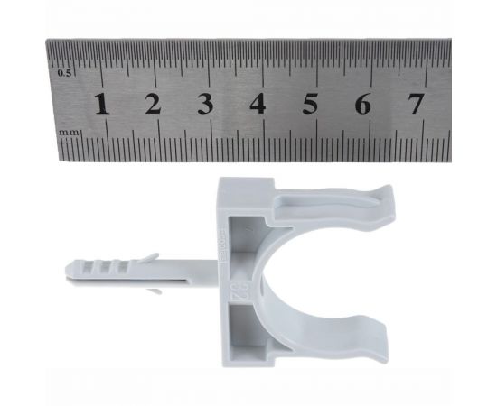 Держатель с дюбелем без шурупа Экопласт СТ32 D32 мм, 10 шт 41432-10 – изображение 4