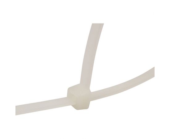 Нейлоновая стяжка REXANT 300x4,8 мм белая упак. 500 шт. 07-1302-05 – изображение 4