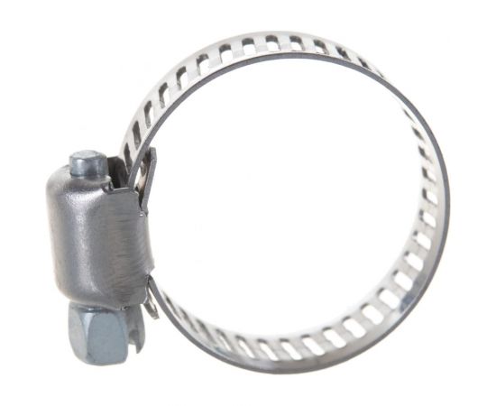 Хомуты Зубр ЭКСПЕРТ из нержавеющей стали с просечной лентой ПЛ-8, 13-26мм, 200шт 37811-13-26-200 – изображение 4