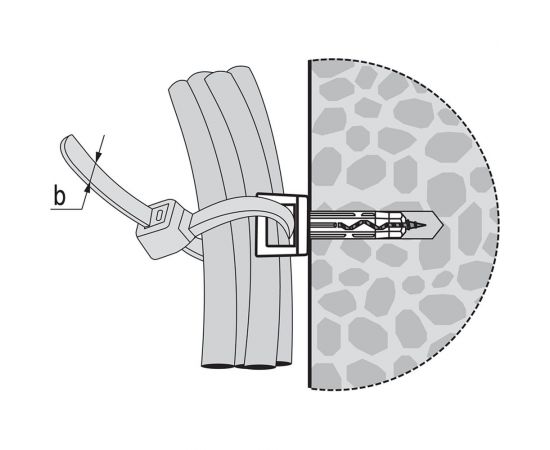 Монтажная площадка для стяжки ЕВРОПАРТНЕР pds черная, пакет 100 шт. 89300 – изображение 5