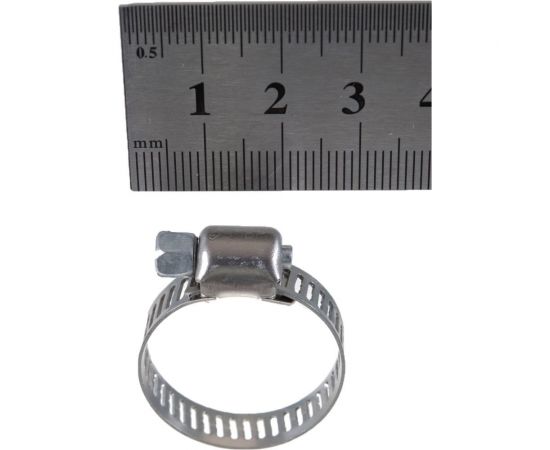 Хомуты Зубр ЭКСПЕРТ из нержавеющей стали с просечной лентой ПЛ-8, 13-26мм, 200шт 37811-13-26-200 – изображение 5