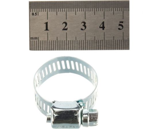 Стальные хомуты Зубр МАСТЕР с просечной лентой ПЛ-12,7, 16-32мм, 100шт 37805-016-32-100 – изображение 5