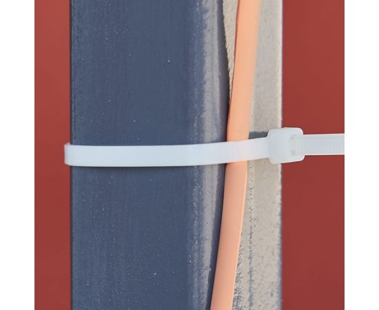 Нейлоновая стяжка REXANT 300x4,8 мм белая упак. 500 шт. 07-1302-05 – изображение 5