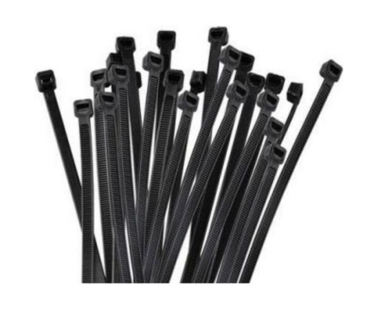 Кабельная стяжка хомут HLT 400x4,8 мм,черный, нейлон, уп. 100 шт. 4670042793763 