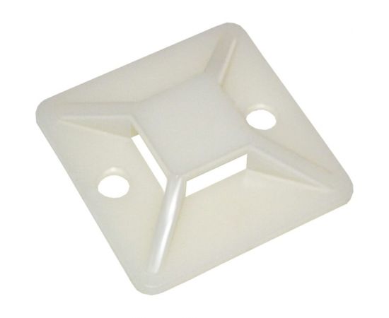 Самоклеящаяся площадка под хомуты IEK 30x30, 100 шт. UHP30-30-100 