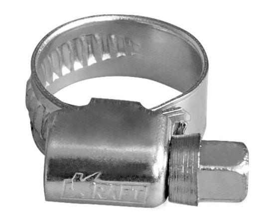 Червячный хомут KRAFT 10-16 мм, уп. 100 шт. KT 880201 