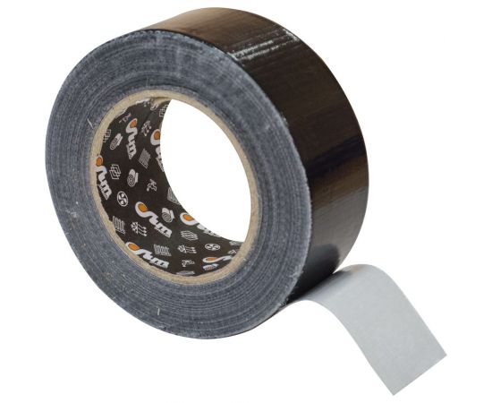 Полиэтиленовая армированная клеевая лента ТИЛИТ черная, шир. 48 мм, дл. 50 м 0874 