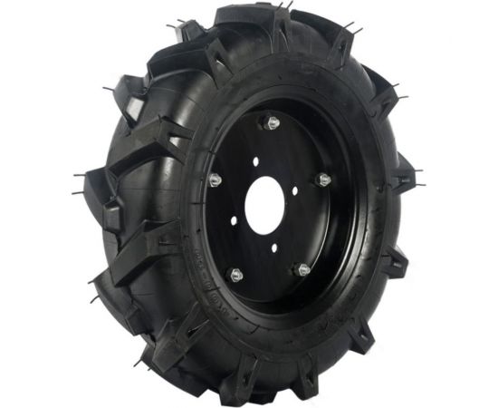 Колесо для мотоблока 4.00-10, елочка, диск 4 отверстия МастерАлмаз 10506302 