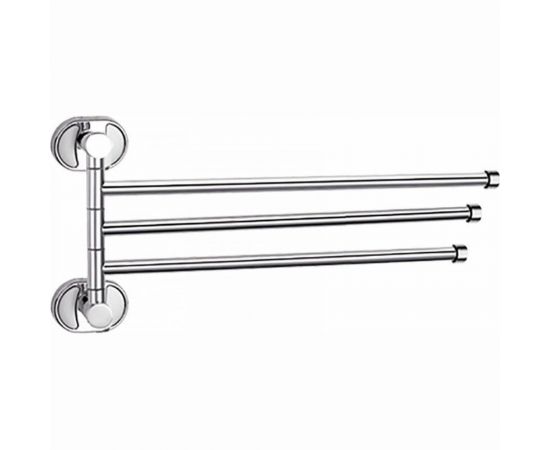 Настенный поворотный держатель для полотенец HAIBA для ванной и кухни, металлический, хром HB1914 541179 