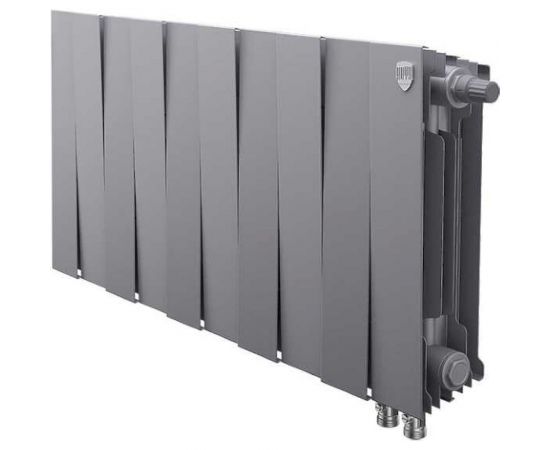Биметаллический радиатор Royal Thermo PianoForte VDR 300/Silver Satin 10 секций НС-1346074 