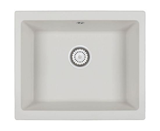 Кухонная мойка Granula GR-5551 кварцевая арктик 