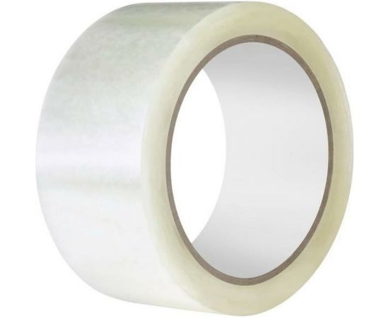 Упаковочная клейкая лента ООО Комус 48 мм х 100 м, прозрач., 45 мкр, S 641127 