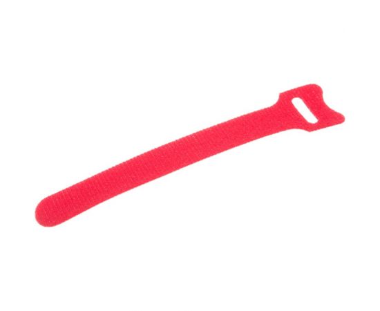 Хомут для кабеля Hyperline WASN-125-RD-10 липучка, 125x15 мм, красный, 10 штук 399643 – изображение 2