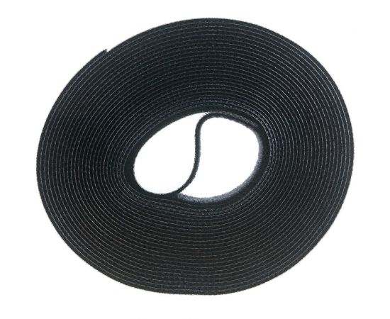 Стяжка-липучка NIKOMAX нарезаемая, в рулоне 5 м, ширина 15 мм, черная NMC-CTV05M-15-RL-BK – изображение 2