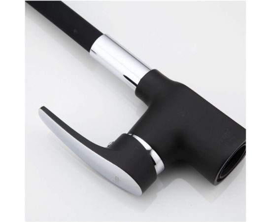 Смеситель для кухни FRAP F4453-04 высокий излив, черный 538182 – изображение 3