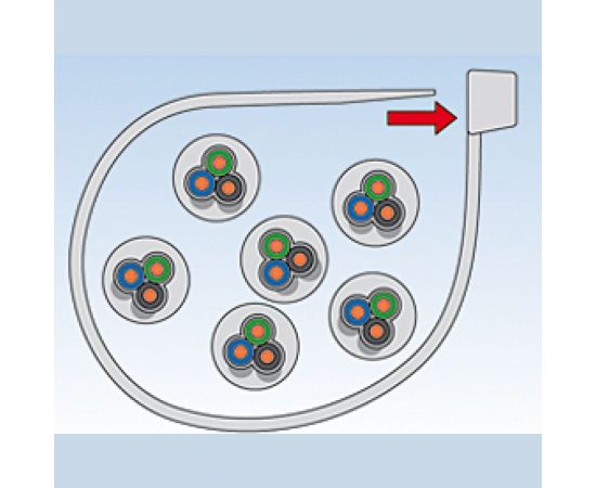 Кабельная прозрачная стяжка Fischer BN 4.8X370 100 шт. 37583 – изображение 3