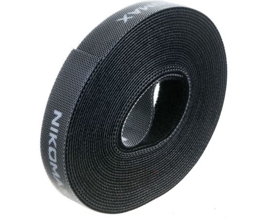 Стяжка-липучка NIKOMAX нарезаемая, в рулоне 5 м, ширина 15 мм, черная NMC-CTV05M-15-RL-BK – изображение 3