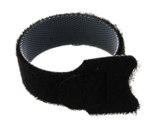 Хомут для кабеля Hyperline WASN-135-BK-10 липучка, 135x15 мм, черный, 10 штук 397492 – изображение 4