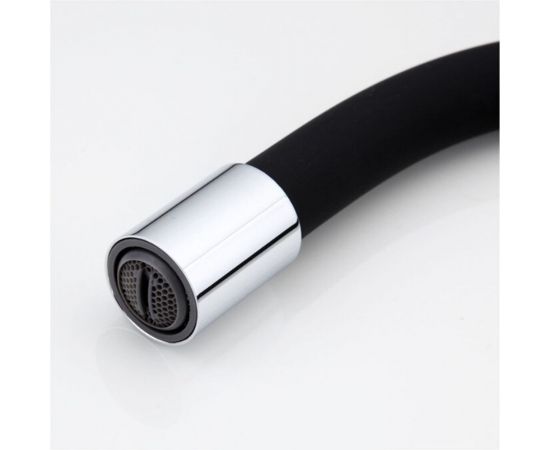 Смеситель для кухни FRAP F4453-04 высокий излив, черный 538182 – изображение 5