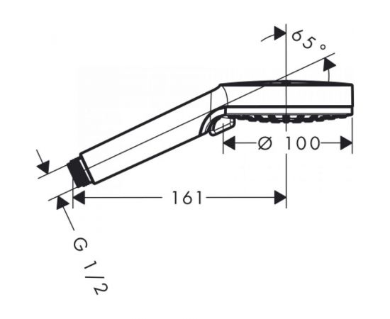 Ручной душ HANSGROHE 26330400 Crometta Vario 00000048364 – изображение 6